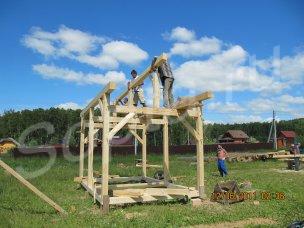   . . Timberframing.