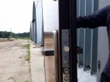 Входная дверь черный шелк металл/ хдф-панель / Калининград