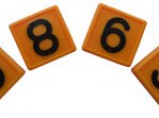 Номерной блок для ремней (от 0 до 9 желтый) КРС / Курск