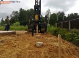 Фундамент на жб сваях для строительства дома, коттеджа / Кострома