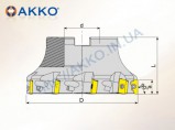 Фреза торцевая Afm90-ap16-d125-b40-z09 AKKO / Ростов-на-Дону